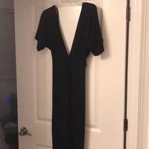 ASOS TALL black maxi dress